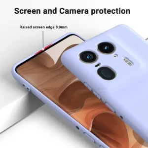 RUBBER Ochranný obal pre Motorola Edge 50 Ultra fialový