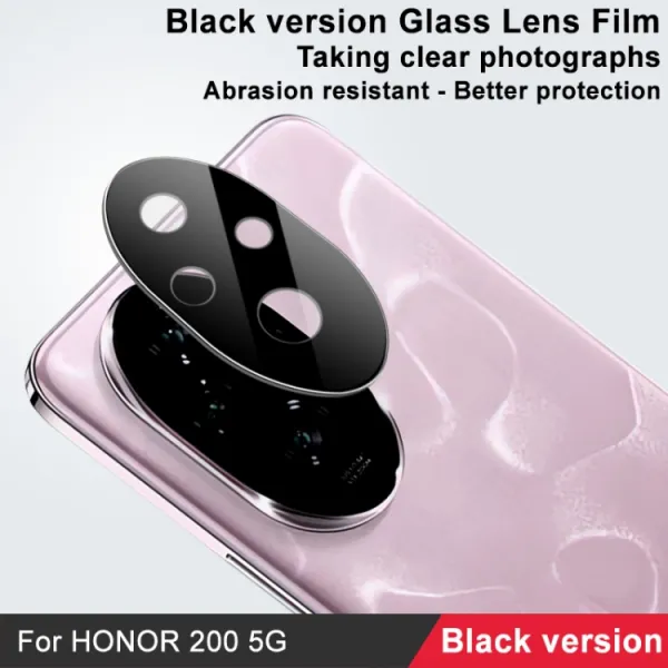 IMAK FULL COVER Sklo pre fotoaparát Honor 200 čierne