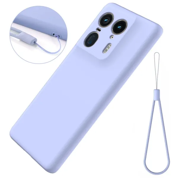 RUBBER Ochranný obal pre Motorola Edge 50 Ultra fialový