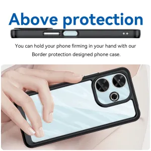 CRYSTAL Ochranný obal pre Xiaomi Redmi 13 čierny