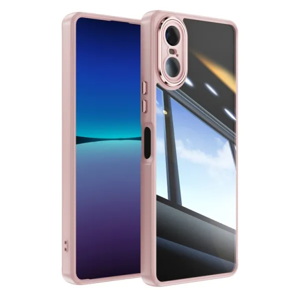 ACRYLO Ochranný kryt pre Sony Xperia 10 VI ružový