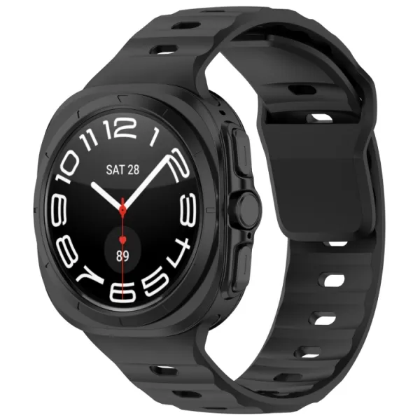 BUTTERFLY Vymeniteľný remienok pre Samsung Galaxy Watch Ultra / Watch Ultra 2025 čierny