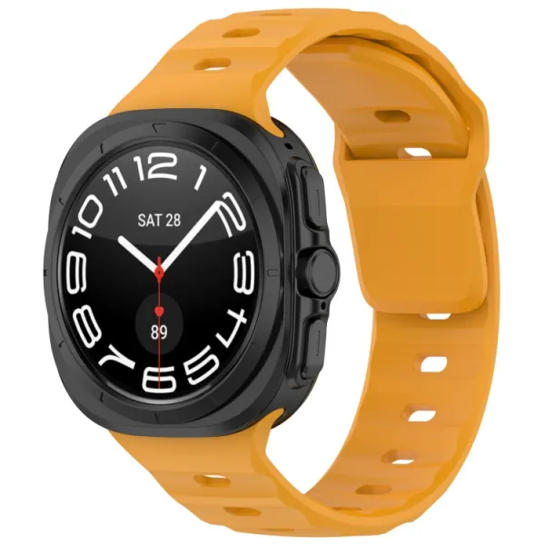 BUTTERFLY Vymeniteľný remienok pre Samsung Galaxy Watch Ultra / Watch Ultra 2025 žltý