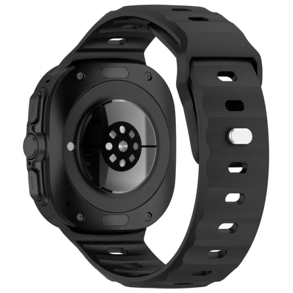 BUTTERFLY Vymeniteľný remienok pre Samsung Galaxy Watch Ultra / Watch Ultra 2025 čierny