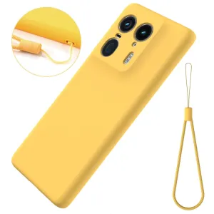 RUBBER Ochranný obal pre Motorola Edge 50 Ultra žltý