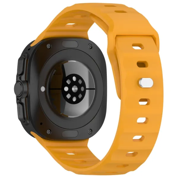BUTTERFLY Vymeniteľný remienok pre Samsung Galaxy Watch Ultra / Watch Ultra 2025 žltý