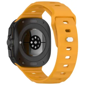 BUTTERFLY Vymeniteľný remienok pre Samsung Galaxy Watch Ultra / Watch Ultra 2025 žltý