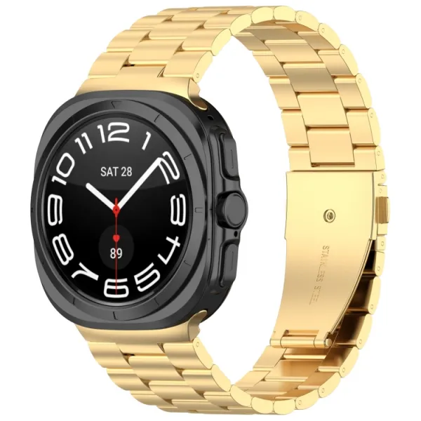 CLASSIC Kovový remienok pre Samsung Galaxy Watch Ultra / Watch Ultra 2025 zlatý