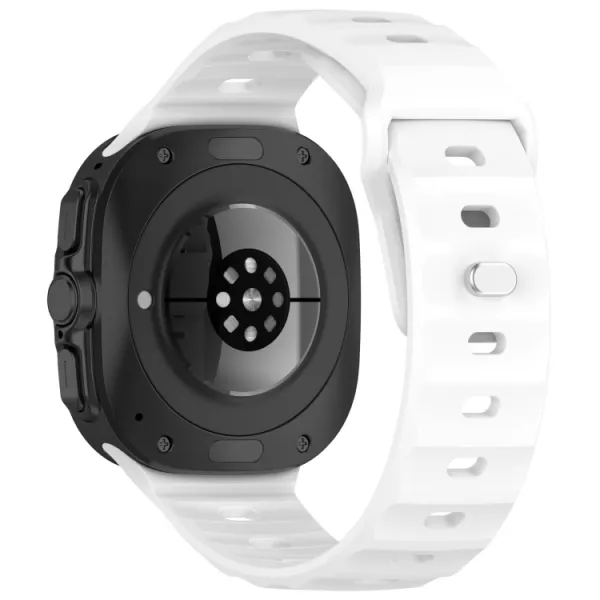 BUTTERFLY Vymeniteľný remienok pre Samsung Galaxy Watch Ultra / Watch Ultra 2025 biely