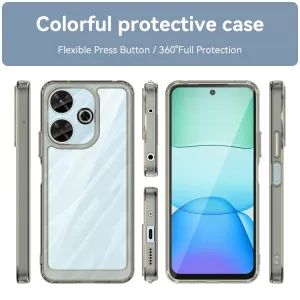 CRYSTAL Ochranný obal pre Xiaomi Redmi 13 šedý