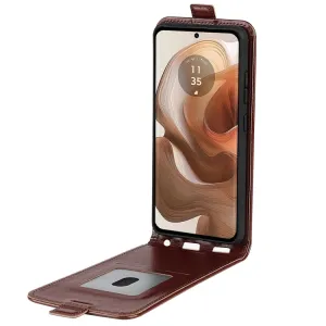 Vyklápacie puzdro pre Motorola Edge 50 Ultra hnedé