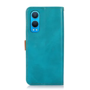 KHAZNEH DUAL-COLOR Peňaženkový kryt pre OnePlus Nord CE 4 Lite 5G modrý