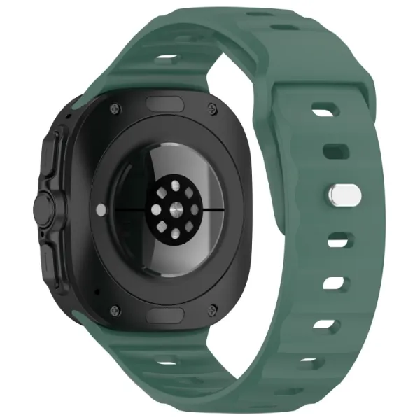 BUTTERFLY Vymeniteľný remienok pre Samsung Galaxy Watch Ultra / Watch Ultra 2025 tmavozelený