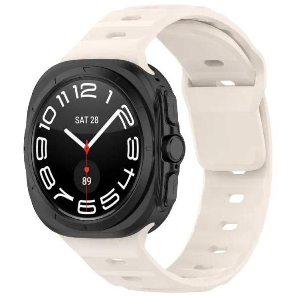 BUTTERFLY Vymeniteľný remienok pre Samsung Galaxy Watch Ultra / Watch Ultra 2025 béžový