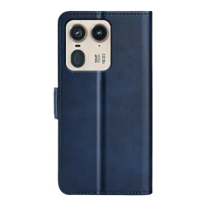 SIDE Peňaženkové puzdro pre Motorola Edge 50 Ultra modré