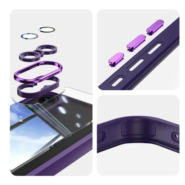 ACRYLO Ochranný kryt pre Sony Xperia 10 VI fialový
