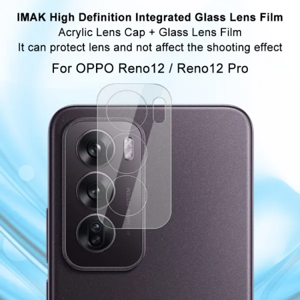 IMAK FULL COVER Sklo pre fotoaparát Oppo Reno12 Pro 5G