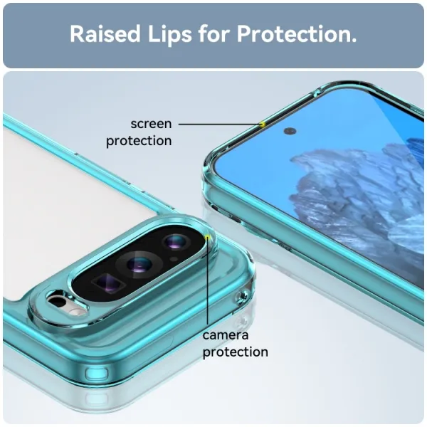 CRYSTAL Ochranný obal pre Google Pixel 9 tyrkysový