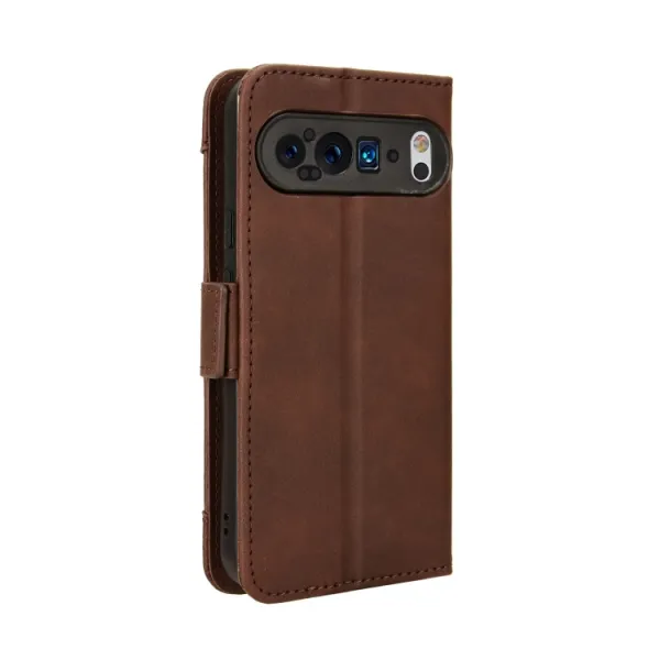 SLOT Peňaženkový obal pre Google Pixel 9 hnedý