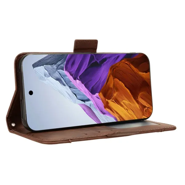 SLOT Peňaženkový obal pre Google Pixel 9 hnedý