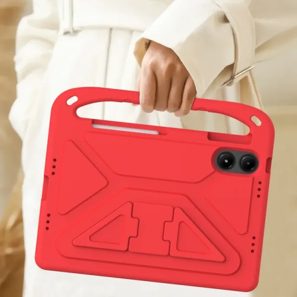 KIDDO Detský obal pre Xiaomi Redmi Pad Pro / Pad Pro 5G červený