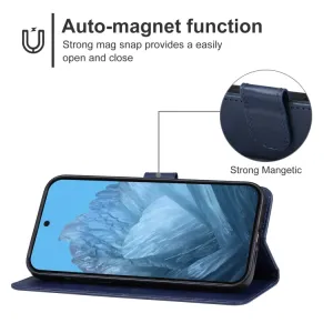 SMOOTH Peňaženkové puzdro pre Google Pixel 9 Pro XL modré