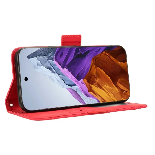 SLOT Peňaženkový obal pre Google Pixel 9 Pro červený