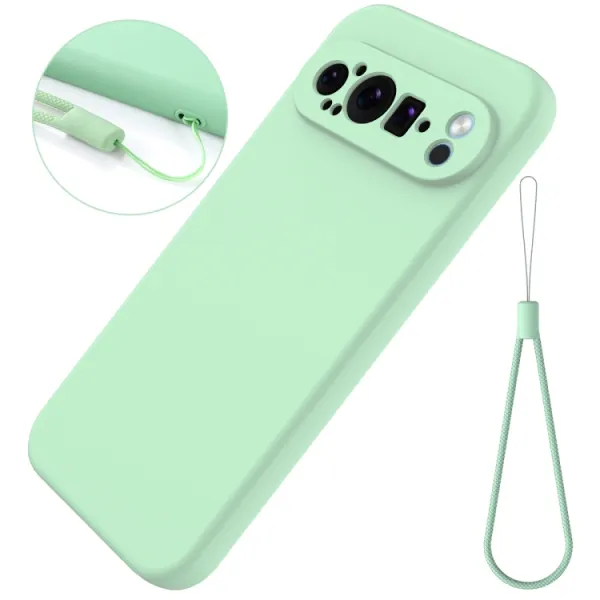 RUBBER Ochranný obal pre Google Pixel 9 Pro zelený