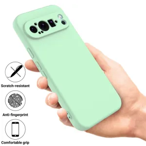 RUBBER Ochranný obal pre Google Pixel 9 Pro zelený