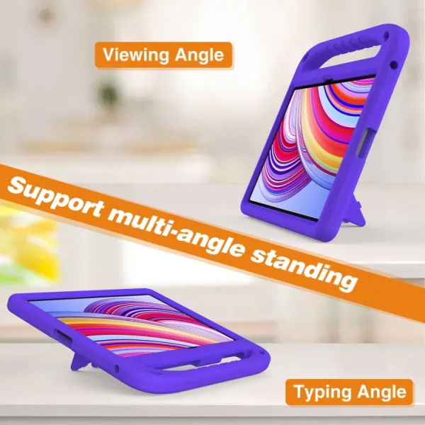 KIDDO Detský obal pre Xiaomi Redmi Pad Pro / Pad Pro 5G fialový