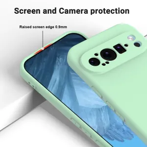 RUBBER Ochranný obal pre Google Pixel 9 Pro zelený
