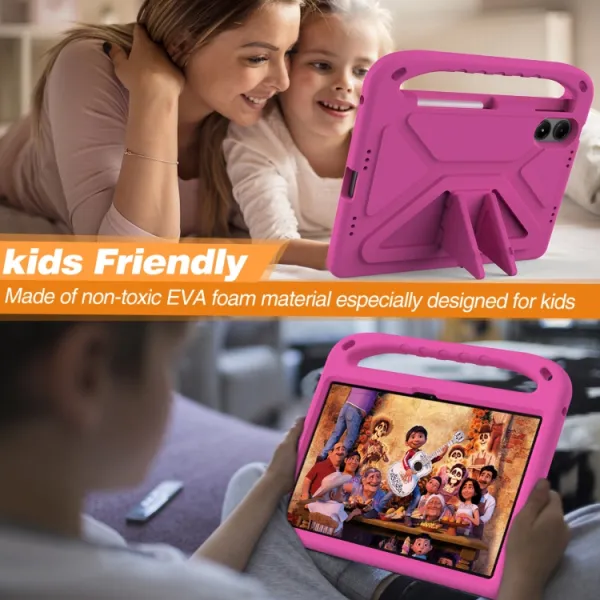 KIDDO Detský obal pre Xiaomi Redmi Pad Pro / Pad Pro 5G ružový
