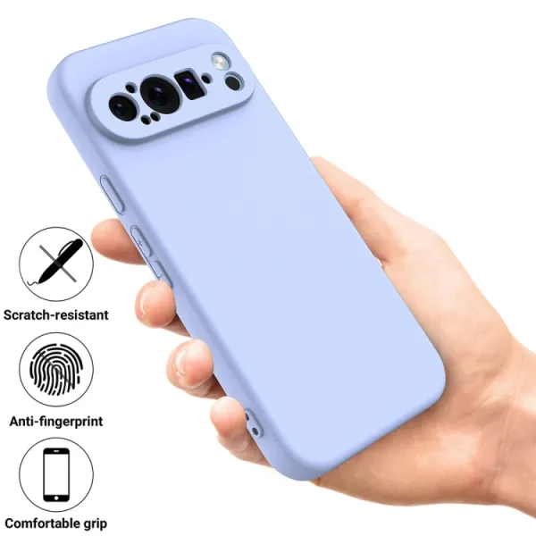 RUBBER Ochranný obal pre Google Pixel 9 Pro fialový