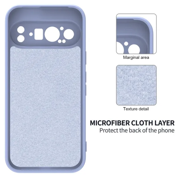 RUBBER Ochranný obal pre Google Pixel 9 Pro fialový