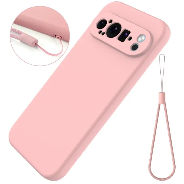RUBBER Ochranný obal pre Google Pixel 9 Pro ružový