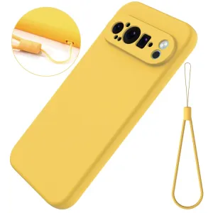 RUBBER Ochranný obal pre Google Pixel 9 Pro žltý