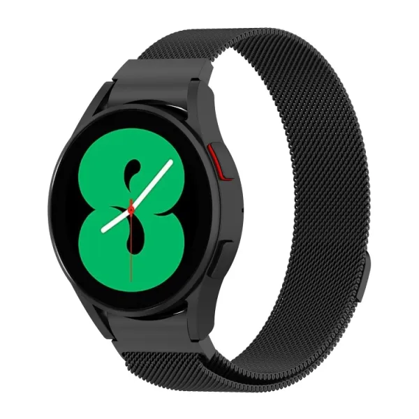 MILANESE Kovový remienok pre Samsung Galaxy Watch FE čierny