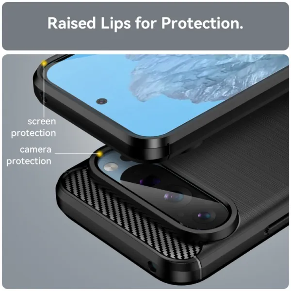FLEXI TPU Ochranný kryt Google Pixel 9 Pro čierny
