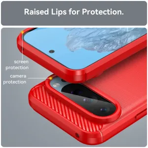 FLEXI TPU Ochranný kryt Google Pixel 9 Pro červený