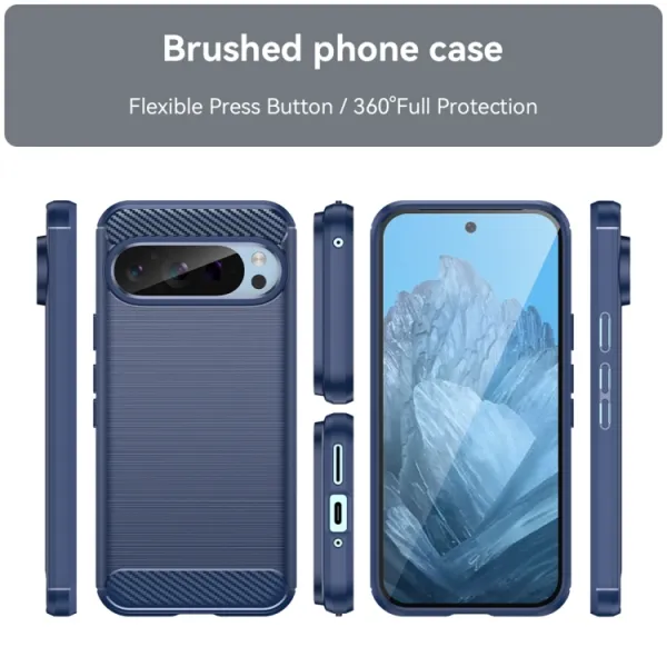 FLEXI TPU Ochranný kryt Google Pixel 9 Pro modrý