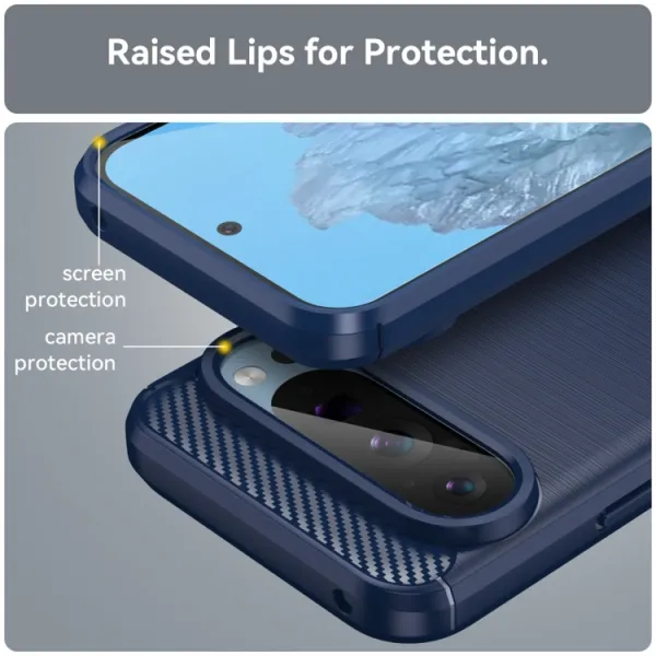 FLEXI TPU Ochranný kryt Google Pixel 9 Pro modrý
