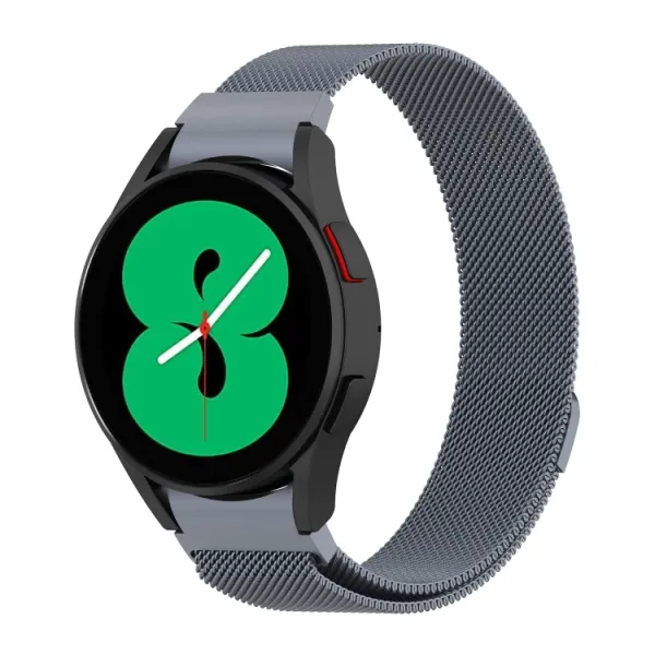 MILANESE Kovový remienok pre Samsung Galaxy Watch FE šedý