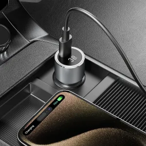 DUDAO R14 Autonabíjačka USB Typ-C 30W strieborná