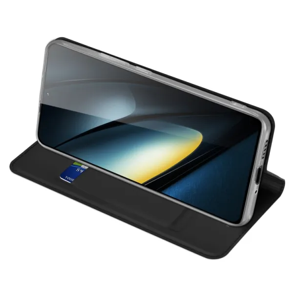 DUX Zaklápacie puzdro pre Xiaomi Poco F6 Pro čierne