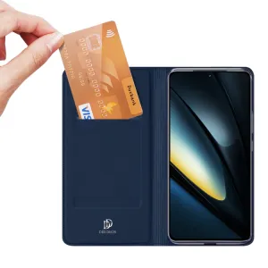 DUX Zaklápacie puzdro pre Xiaomi Poco F6 Pro modré