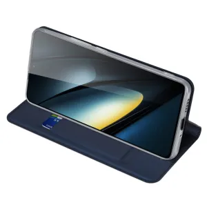DUX Zaklápacie puzdro pre Xiaomi Poco F6 Pro modré