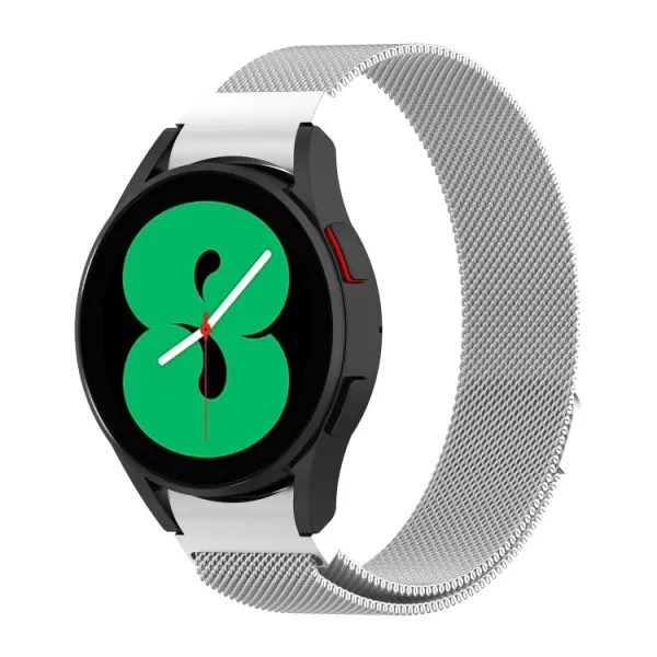 MILANESE Kovový remienok pre Samsung Galaxy Watch FE strieborný