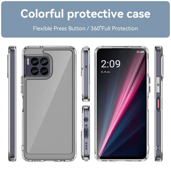 CRYSTAL Ochranný kryt pre T Phone 2 Pro priehľadný