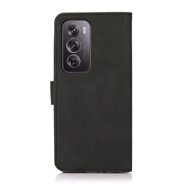 KHAZNEH MATTE Zaklápacie puzdro pre Oppo Reno12 Pro 5G čierne