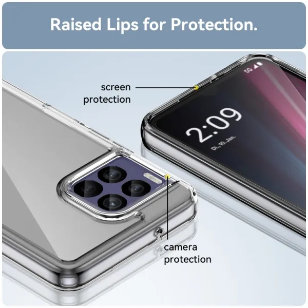 CRYSTAL Ochranný kryt pre T Phone 2 Pro priehľadný